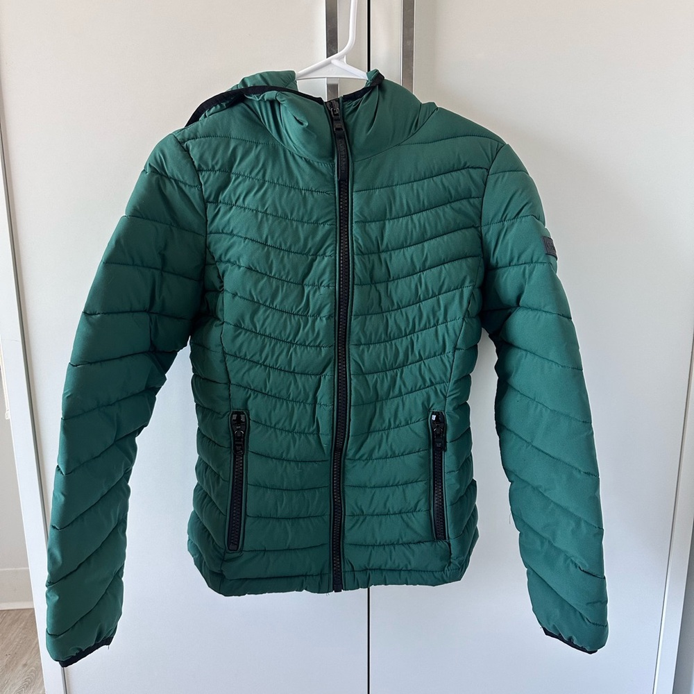 Calvin Klein Dark Green Quilted Jacket